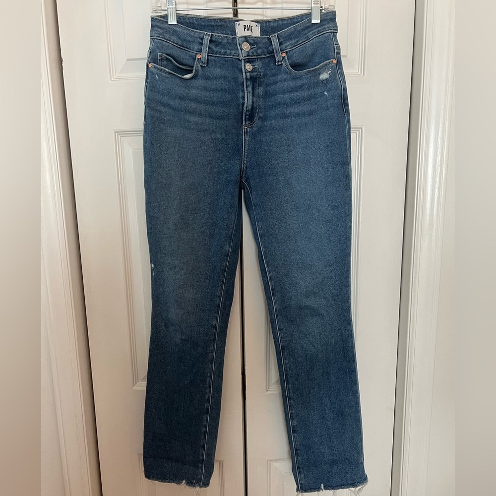 Excellent condition Paige Cindy double button jeans